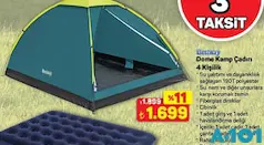 BESTWAY DOME KAMP ÇADIRI 4 KİŞİLİK indirimli fiyat BESTWAY DOME KAMP ÇADIRI 4 KİŞİLİK fiyat ve kampanya bilgisi
